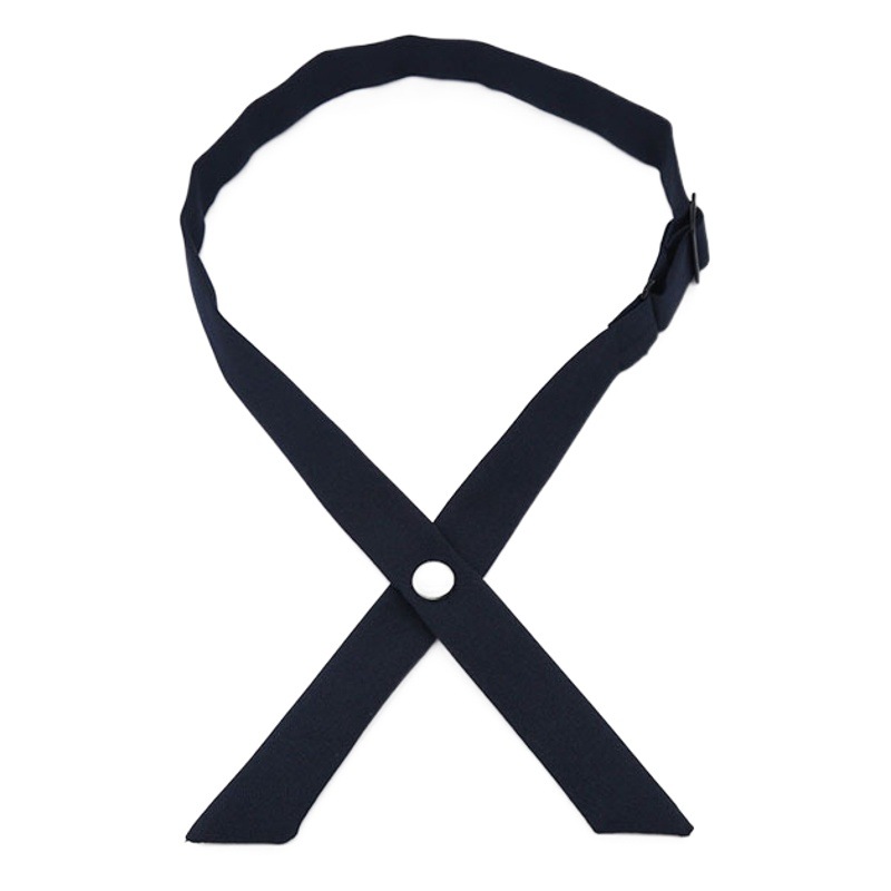 En stock Tailandia uniforme escolar Cruz pequeña pajarita nuevo estilo de la Universidad japonesa fina Cruz JK color sólido pajarita al por mayor