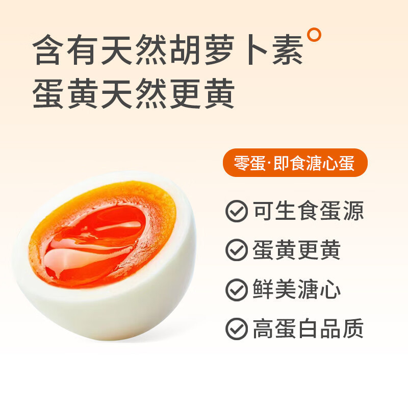 零蛋溏心蛋即食糖心蛋日式溏心卤蛋流心蛋原味海盐焗鸡蛋熟食早餐|undefined