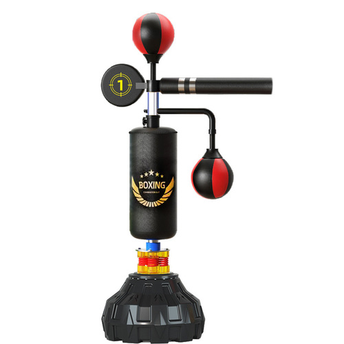 Children's boxing reaction target home combat fitness wobble board sandbag spinning speed ball taekwondo training