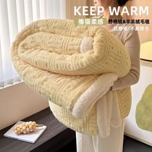 毛毯冬季加厚盖毯沙发毯秋冬毯子珊瑚绒拉舍尔被子学生宿舍床单人