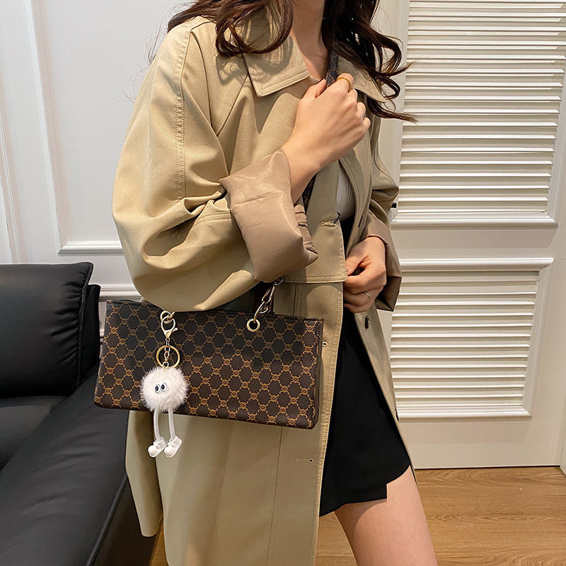 2024 otoño ocio nueva tendencia de moda simple bolso de mano estética de hombro bolso pequeño bolso cuadrado bolso de mujer