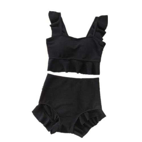 Women's swimsuit split boxer angle conservative slimming Korean ins style small breasts gathered sexy bikini hot spring swimsuit