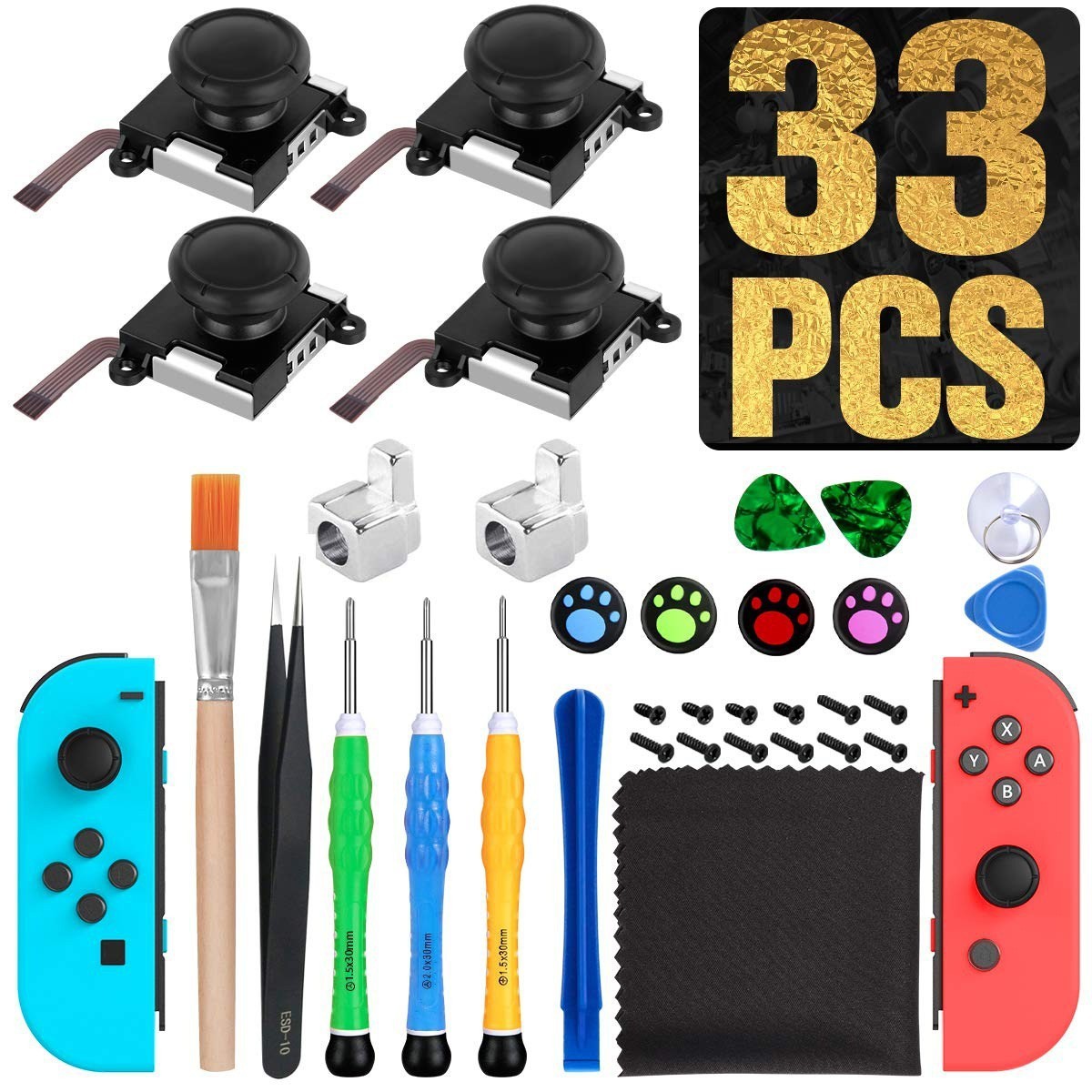 Nintendo switch multi-piece Phillips screwdriver suit 3D rocker joy-con multi-handle disassembly tool