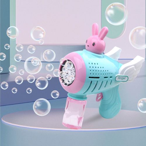 29-hole rocket launcher bubble gun full-automatic bubble machine handheld multi-hole Gatling children's toy stall wholesale