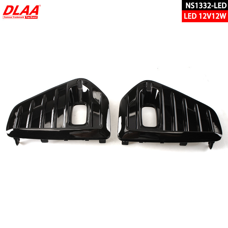 Aplicable a Nissan 2021 nuevo JINK / KICKS conjunto de lámpara de niebla delantera LED luz diurna piezas de modificación de lámpara de barra delantera