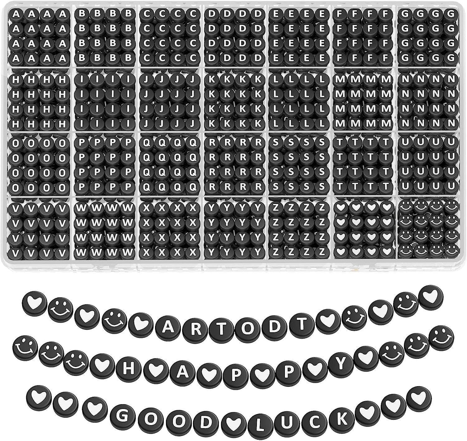 Amazon cuentas calientes transfronterizas cuentas digitales cuentas de amor Niños DIY traje hecho a mano cuentas sueltas accesorios de cuentas