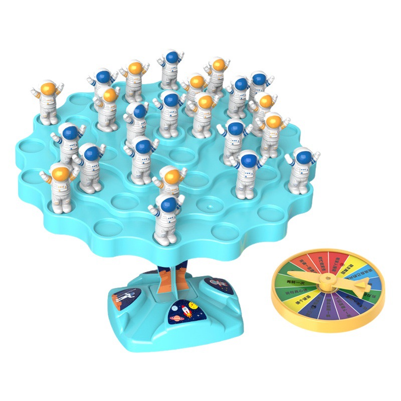 Equilibrio astronauta juguetes juego de escritorio para niños Jenga rompecabezas equilibrio batalla padre-hijo juguetes interactivos al por mayor