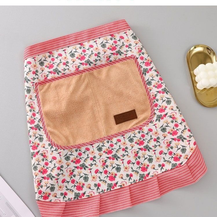 Estilo coreano de moda de doble capa anti-fouling delantal a prueba de aceite cocina cintura princesa mono hogar ropa de trabajo de las mujeres entrega