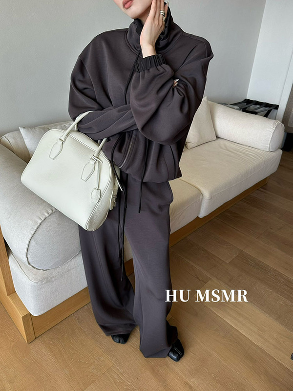 广州十三行HUMSMR秋上新爆款韩系立领拉链卫衣外套Z0183|undefined