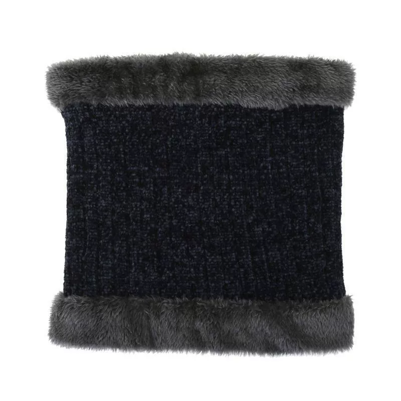 Men's demi-season knitted woolen keep warm travel scarf