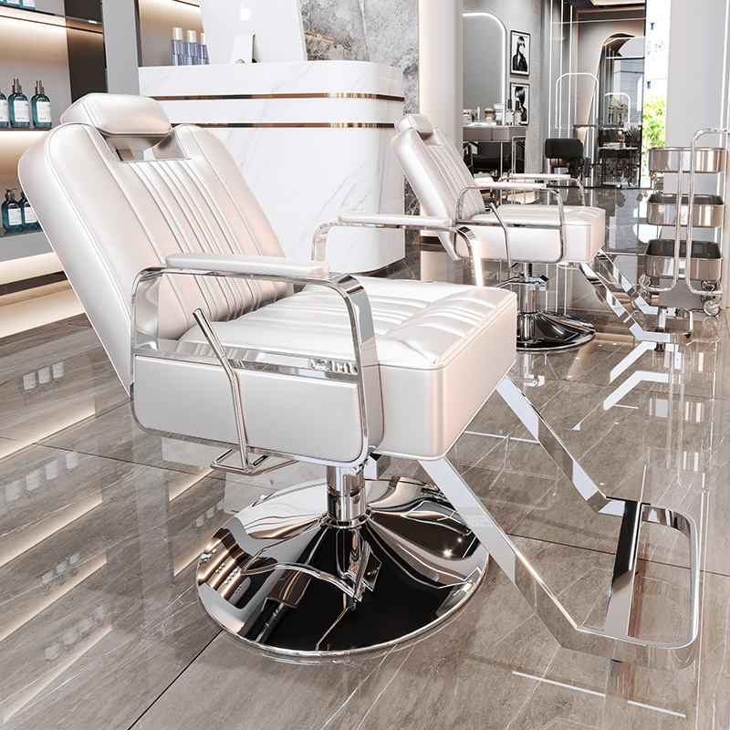 La peluquería de alta gama puede bajar la silla de peluquería, la silla de corte de pelo de teñido en caliente giratorio de elevación especial para la peluquería de alto perfil, simple image 29