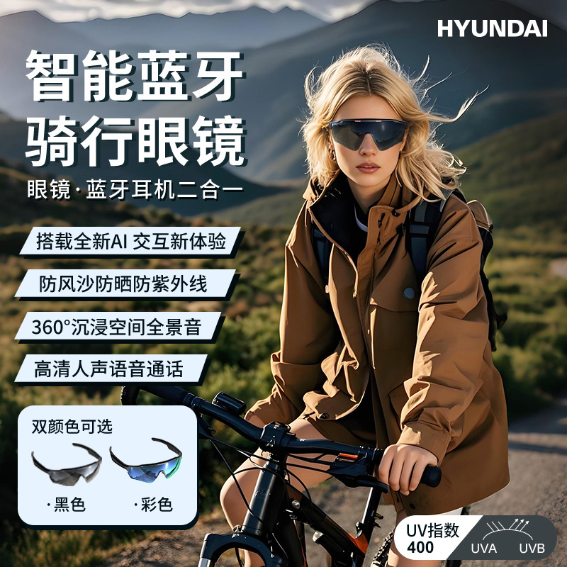 Gafas de traducción inteligente de IA de HY-G13 moderna para montar al aire libre