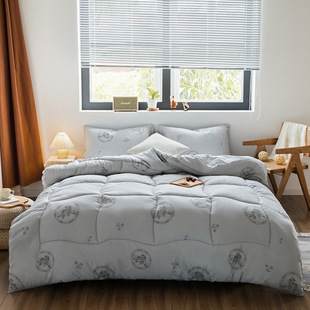 Skin-Friendly Cotton Australian Pure Wool Quilt Thickeneded Warm Autumn and Winter Quilt Cashmere Gift Quilt Core Single and Double Washable Quilt