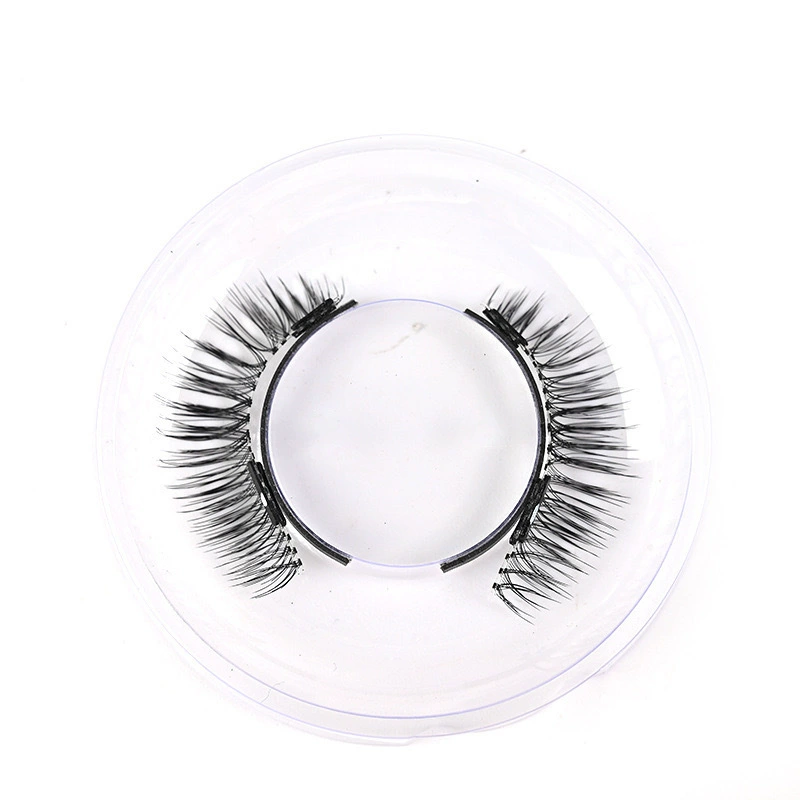 False eyelashes solar-powered, transparent magnetic glue, without glue