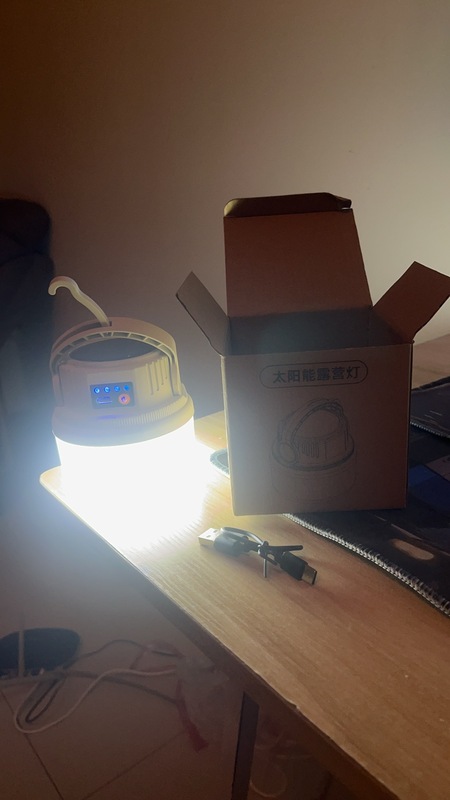 LEDソーラーキャンプランプ、プラグなし、家庭用緊急ナイトマーケット屋台ランプ、省エネUSB充電式キャンプ屋台ランプ|undefined