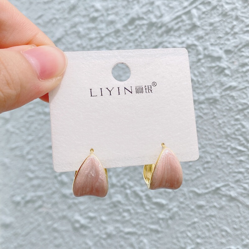 Liyin/Libeliying カラフルなオイルドリップシリーズ ニッチデザイン 高級感 おしゃれな雰囲気 イヤリング イヤリング|undefined