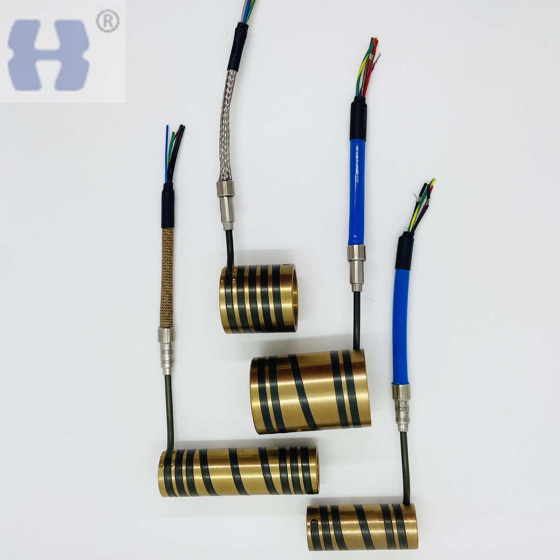 HY套筒式电加热器 套筒式电加热器 铜加热圈电加热器