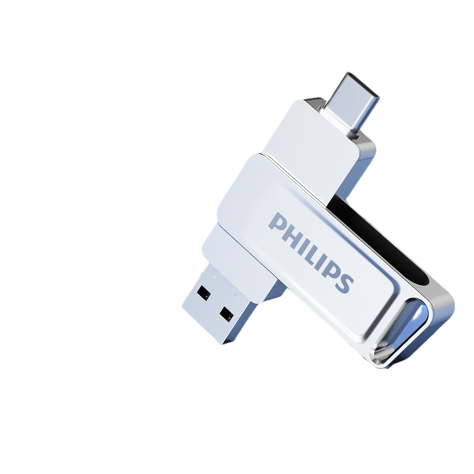 Philips teléfono móvil USB música de alta capacidad sin pérdida calidad de sonido computadora de automóvil doble propósito disco USB de alta velocidad metal al por mayor