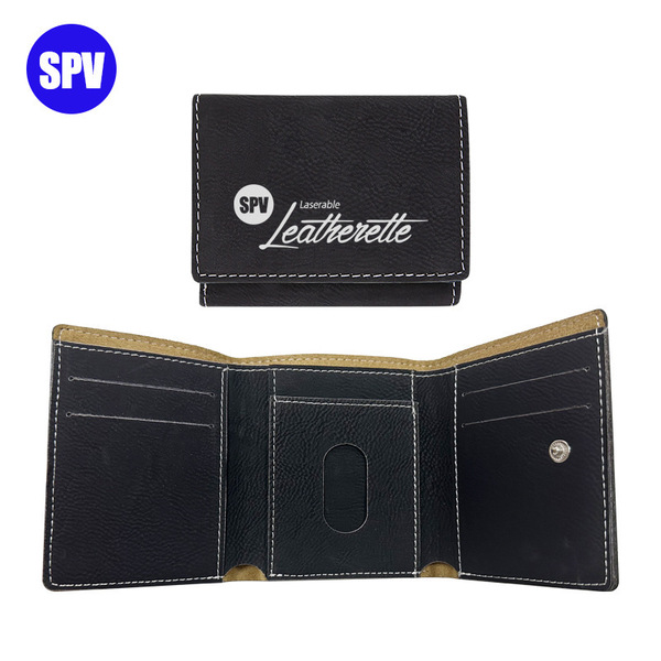 Men and women's universal business blank wallets for laser laser…