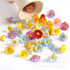 Mini chick simulation flowers fake flower head, solar flower ring cutting accessories, home wedding decoration small fresh wind