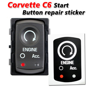 For Corvette C6 Malibu Stop Start Button Repair Sticker