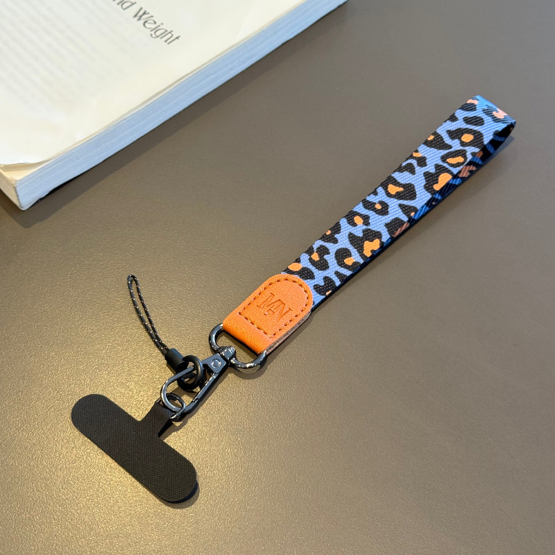 ハイエンドの革はヒョウの紋様の携帯電話の紐を掛けて斜めに掛けます。|undefined