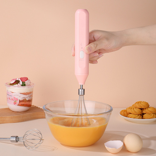 Handheld coffee frother, egg white cream stirrer, milk frother, household wireless electric egg beater