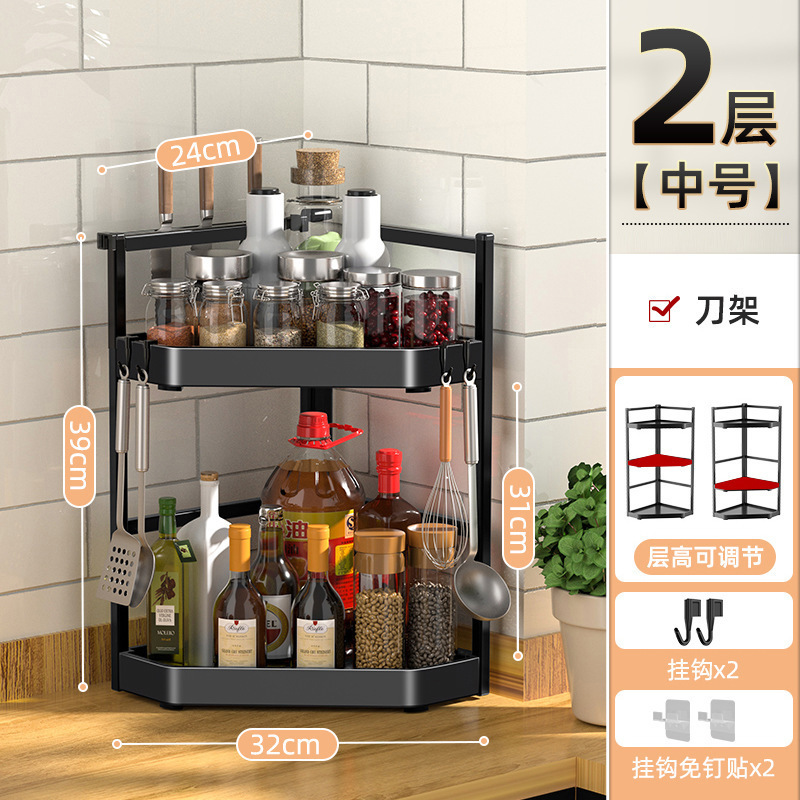 높고 두꺼워진 검정색_2겹 중형(나이프 홀더 포함)