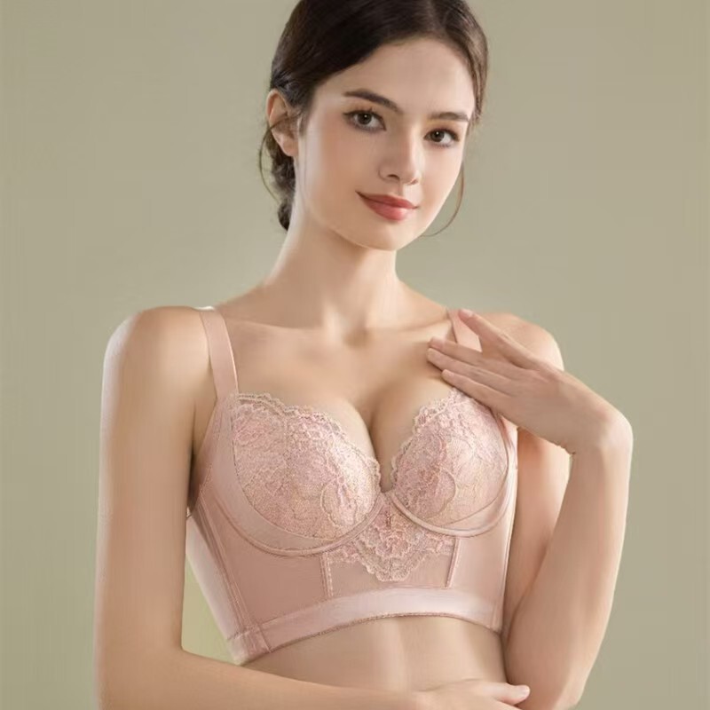 New Adjustable Essential Oil Cup Enclosure Internet Popular Small Breast Large Antibacterial Bra Gathering Collapsed Auxilary Breast Anti-sagging Bra
