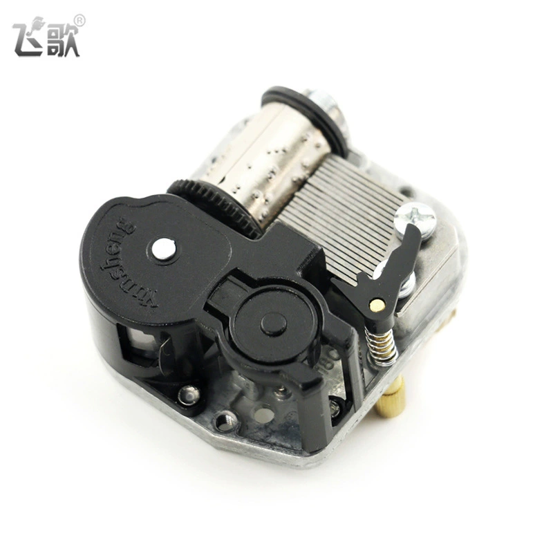 韵升 Rotating wind-up switch key, music box with accessories, handmade
