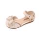 Girls' Princess Shoes 2024 Spring New Style Baotou Cool Shoes Children Play Bow Crystal Shoes Baby Shoes