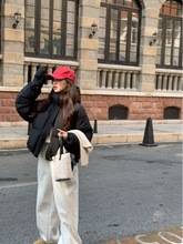 【UH】韩版冬季新款短款手套女连帽加厚保暖羽绒服外套  9763#