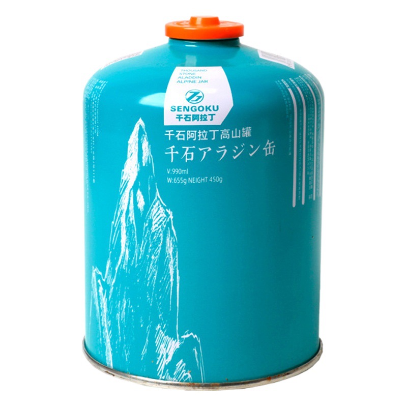 Japan Qianshi Alpine Gas Tank Outdoor Camping Flat Gas Tank Portable Field Picnic Plateau Gas Butane Gas