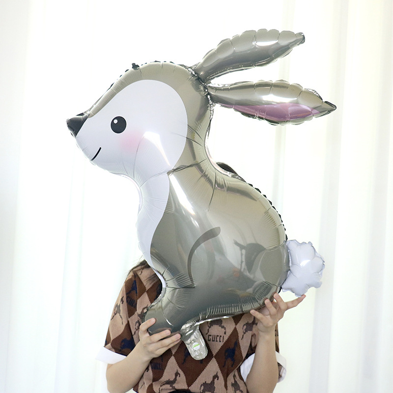 Easter Rabbit Animal Aluminum Film Party Balloons 1 Piece display picture 2