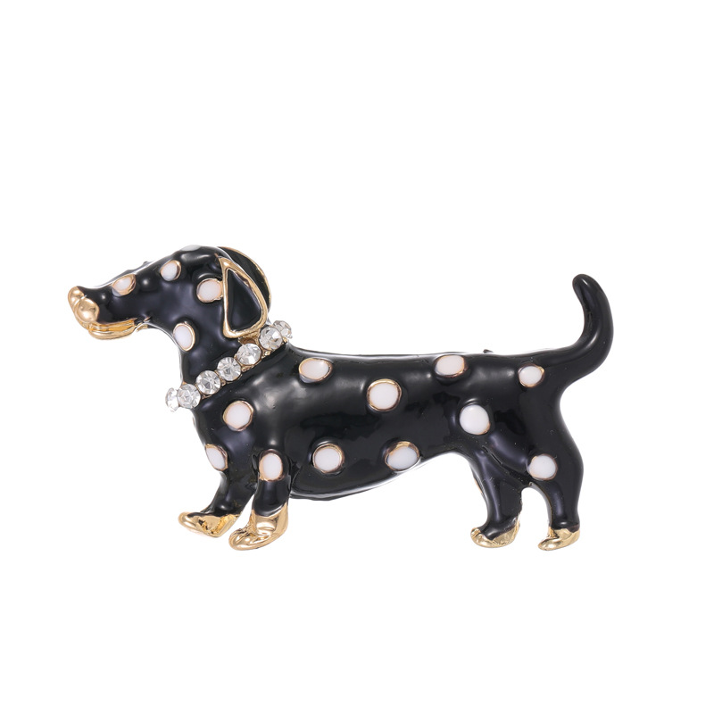 Cute Animal Oil Dropping Glazed Dalmatians Corsage Popular Niche Clothes Accessories Girl Coat Hat Bag Pin Badge
