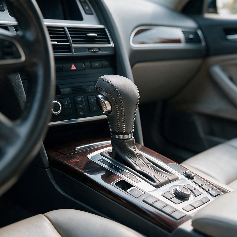 Suitable for Audi older models A6L A4L Q5 Q7 A5 gear shift protection cover, gear knob cover, shift lever cover, gear cover