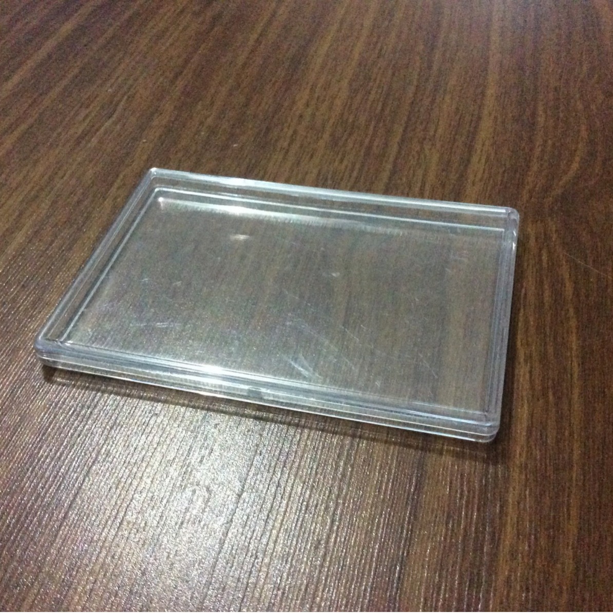 12.1*8.1*0.9CM ps透明塑料盒 名片盒