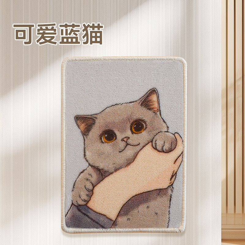 Círculo de dibujos animados para gatos, alfombra para gatos, juguetes resistentes al desgaste, juguetes sin desechos, sofá para gatos, cojines para mascotas, juguetes para mascotas image 8