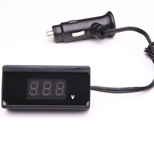 BM-030 автомобильный вольтметр Автомобильный цифровой вольтметр автомобильный вольтметр с проводом цифровой дисплей Вольтметр