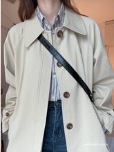 中长款卡其色风衣外套女2025新款春秋小个子感超好看韩系日系