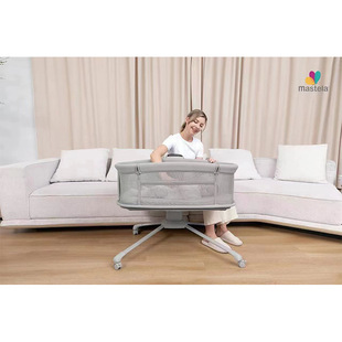 mastela baby electric shaker baby cradle intelligent double-layer shaker hammock coax baby artifact outside the cradle
