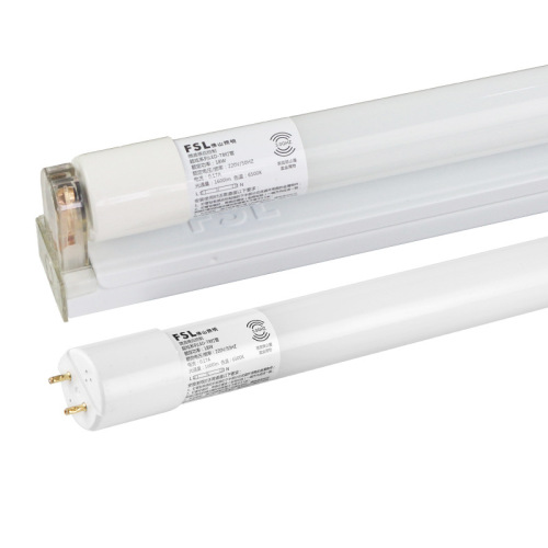 FSL Foshan Lighting T8 LED tube with microwave human sensor, 1.2-meter bracket, garage energy-saving retrofit, fluorescent light