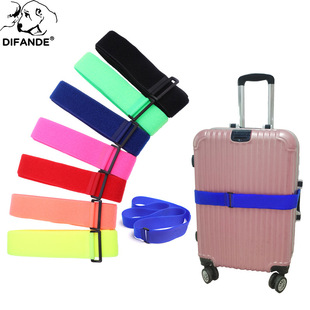 Luggage reinforced strap Velcro strap consignment tight strap one-word travel suitcase trolley case binding strap wholesale