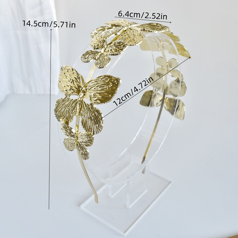 100g Weight Hair Band Hair Accessories Type 1 Piece Quantity Date, Tea Party Occasion Artificial Crystal Material Butterfly, Bow Knot Pattern All Seasons Season Women's Gender Princess, Shiny Style Princess Shiny Women's Butterfly Bow Knot Artificial Crystal Hair Band 20