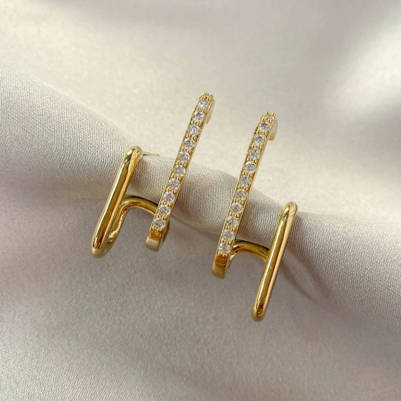 Серебряная игла, серьги, серебро 925 пробы, качественный стиль, простой и элегантный дизайн, популярный в сети