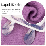 Демисезонное удерживающее тепло милое платье, юбка