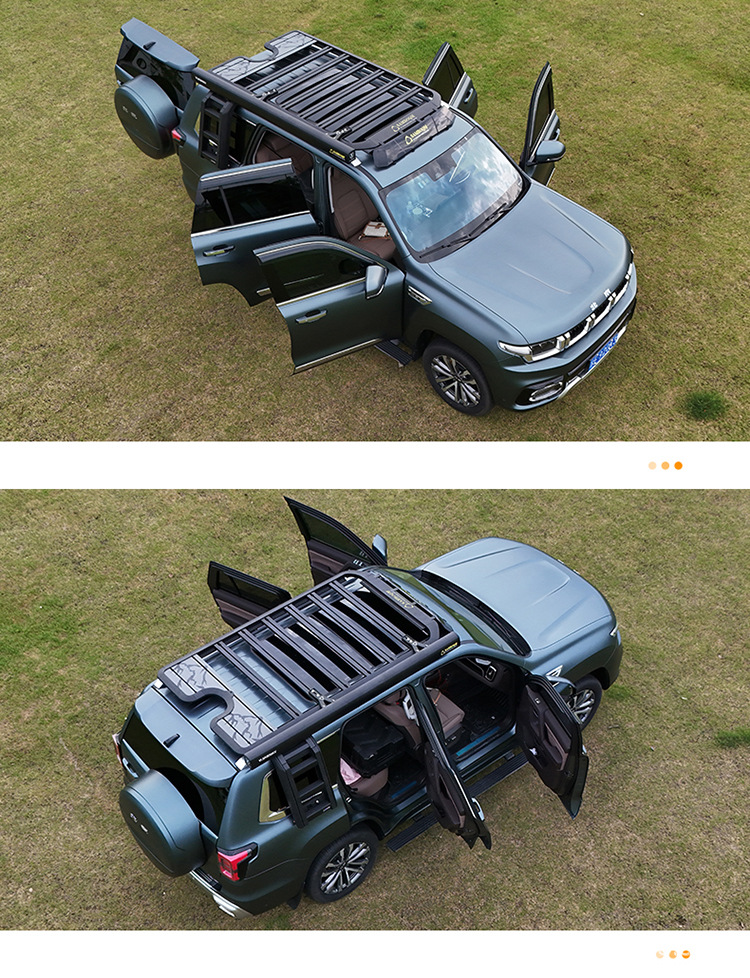 Beijing Bj60 Roof Rack Ladder Bag Mountain Curve Brand Non-Destructive Installation Roof Platform