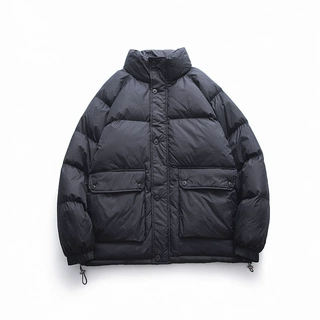 RUIIENRS x SHASHIKE 2021 AW日系冬款潮流宽松工装连帽棉衣S1896