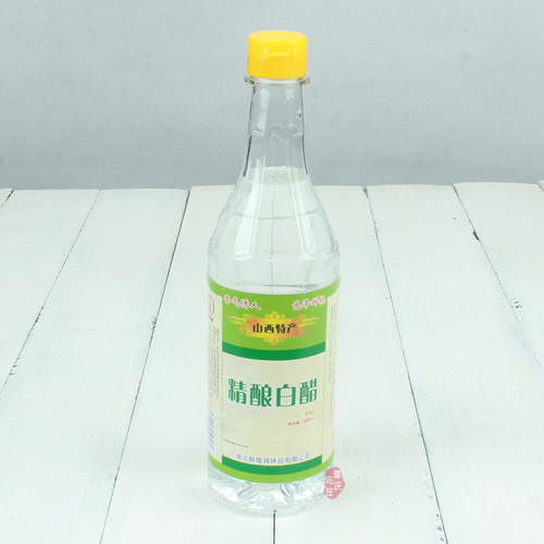 Brewed White Vinegar 500ml Cooking Seasoning for Stir-frying, Salad Dressing, Dipping Sauce, Pickling Sichuan Pickles, Home Use Edible Vinegar