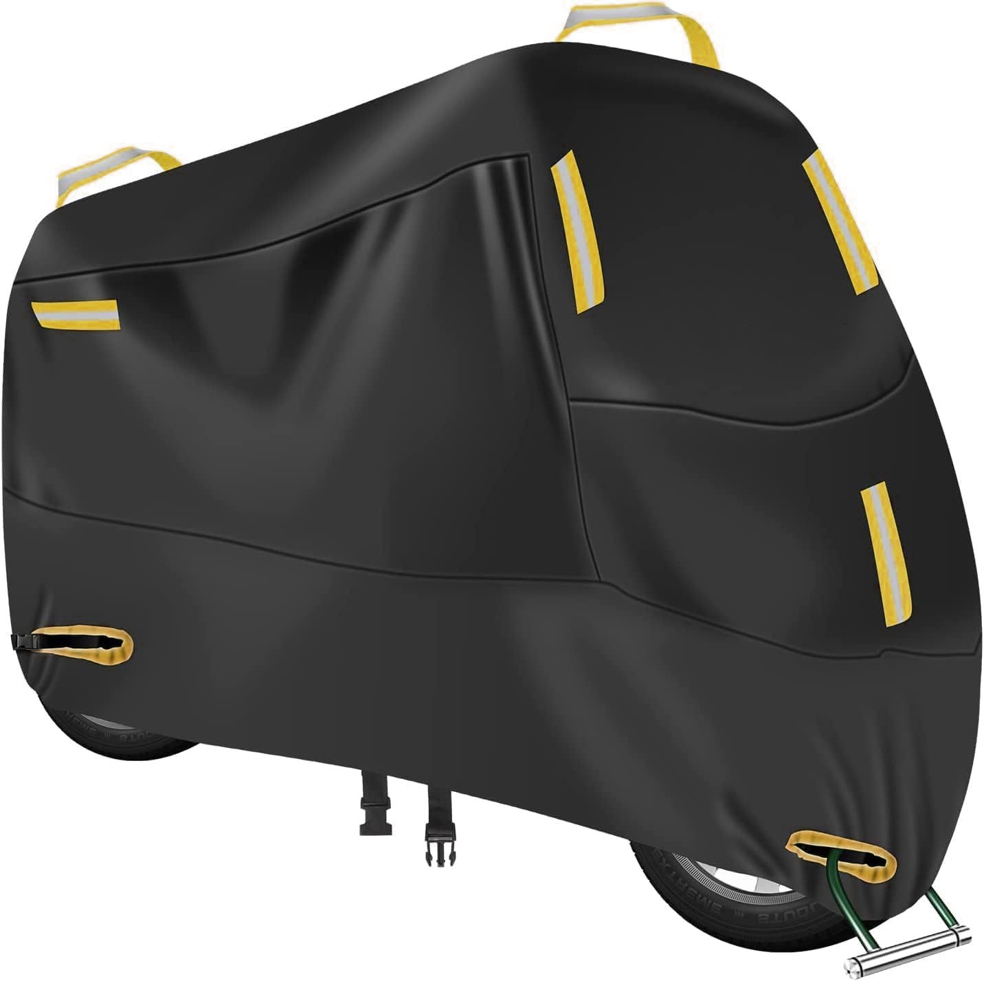 Electric Vehicle Cover Cross-Border Motorcycle Cover Rain Cover Silver-Coated 190T210D Sun Protection Dustproof Motorcycle Clothing